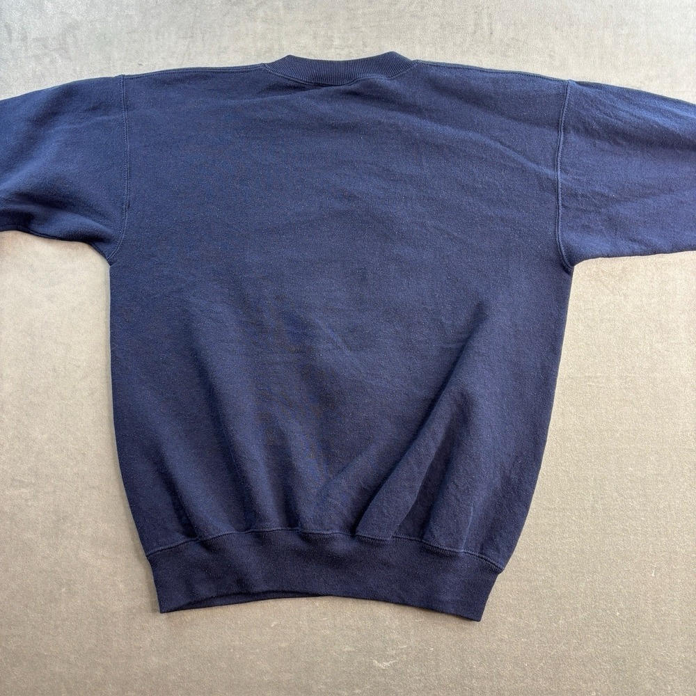 Lee The Big Apple New York Crewneck Sweatshirt Men's Large Navy USA Made - Picture 5 of 14